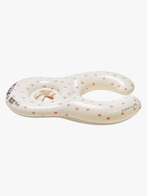 SUNNYLiFE Baby Float Together-  Oppblåsbar Flytemadrass, Strawberry Sunshine