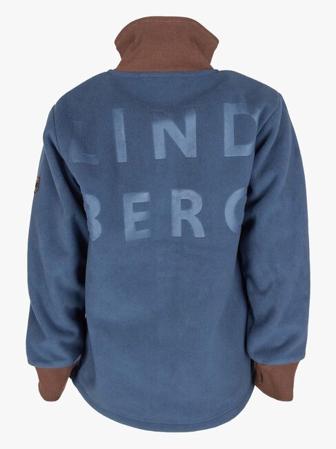 Lindberg Stormy  Vindtett Vindfleecejakke, Grå/Mørkeblå