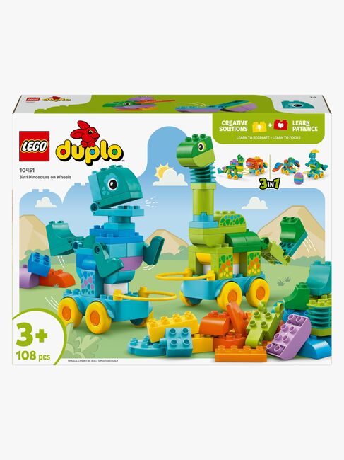 LEGO DUPLO Town 10451 3-i-1 Dinosaurer på hjul