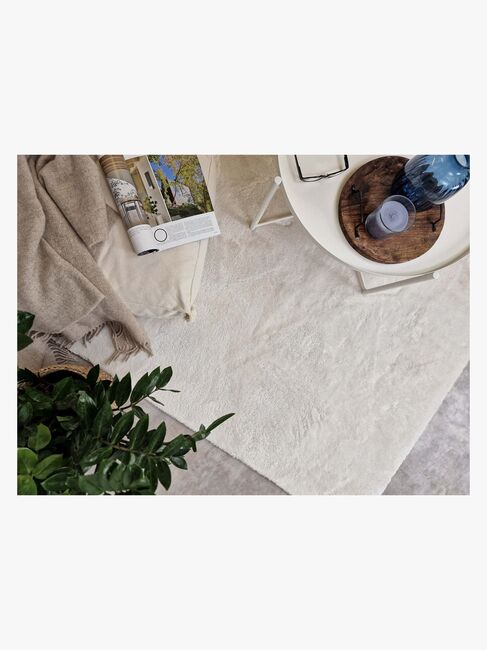 KM Carpets Cozy Gulvteppe 110x160, White