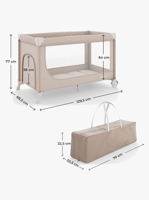 Kinderkraft LEODY UP Reiseseng, Beige