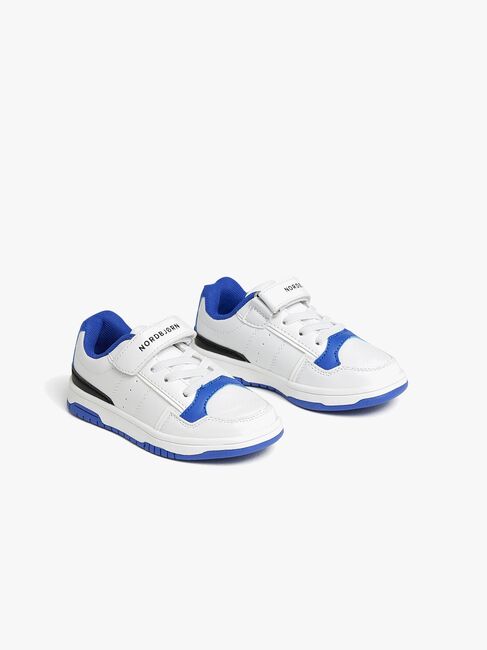Nordbjørn Fido Sneakers, Hvit/Blå
