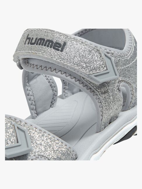 Hummel Glitter Jr Sandaler, Silver
