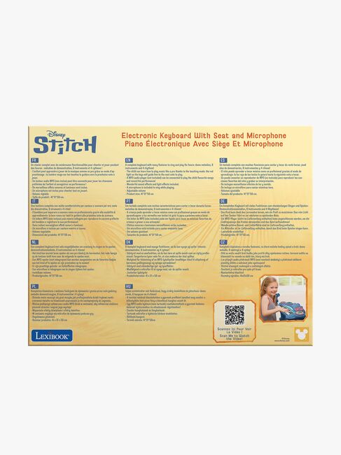 Disney Stitch  Elektronisk Keyboard med Krakk