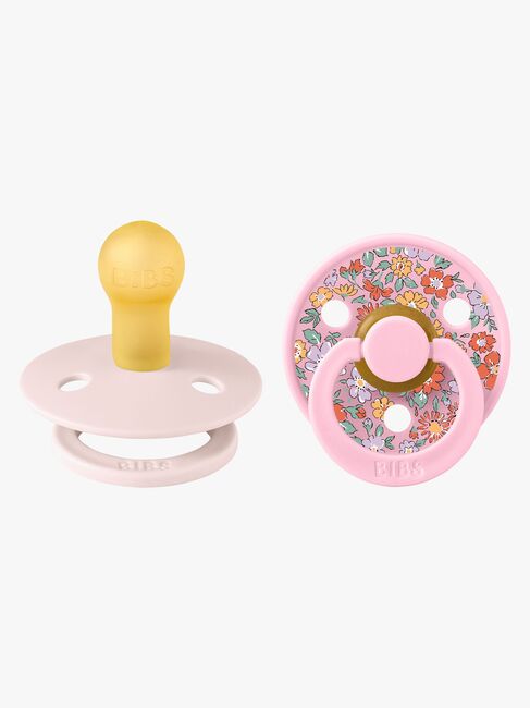 BIBS x Liberty Colour Oscar Meadow Smokk 2-Pakk Latex Str 1, Petal Mix