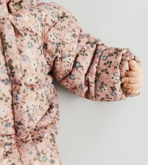 Wheat Edem Babydress, Rose Powder Flowers