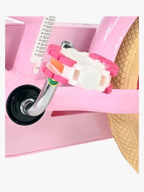 Volare Excellent Sykkel med Kurv 12 Tommer, Rosa