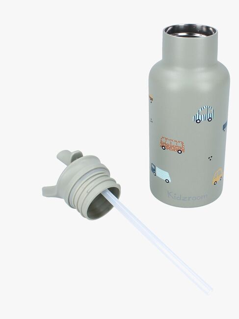 Kidzroom Stainless Steel Vannflaske 350 ml Sweet Cuddles, Grønn