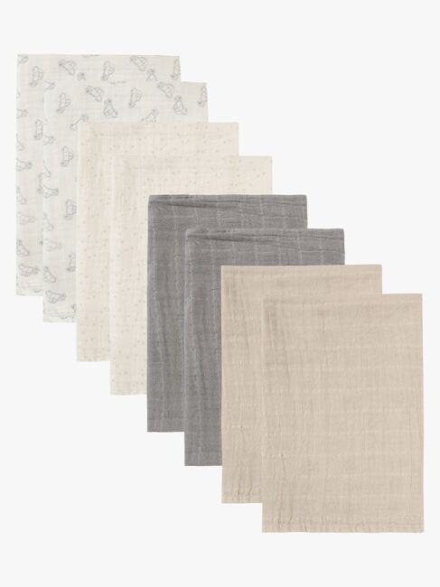 Pippi Musselinteppe 8-Pakk, Alloy