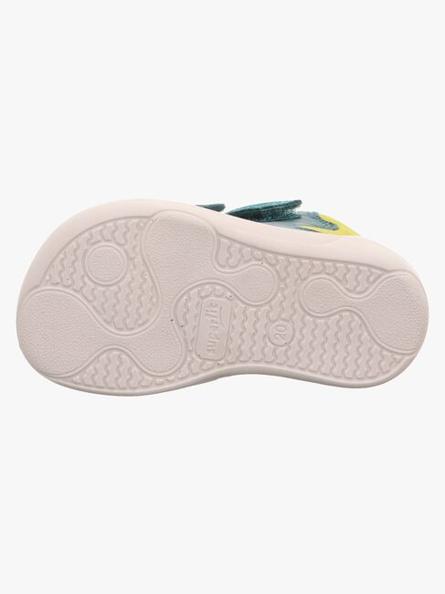 Superfit Superfree Barefoot WP Mid Sneakers, Grønn/Gul