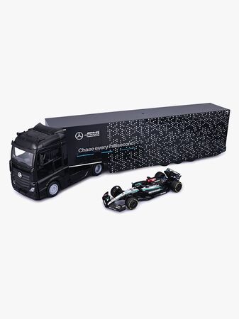 F1 Mercedes AMG Racing Transportsett med W15 Russell #63 1:43