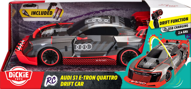 Dickie Toys Audi S1 E-Tron Quattro Drift Radiostyrt Bil