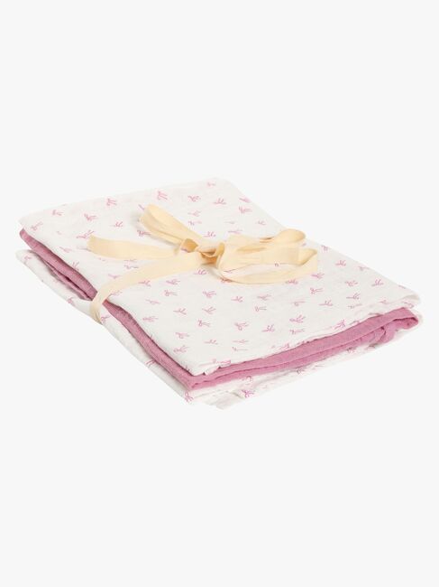 Pippi Musselinteppe 3-Pakk, Mauve Orchid