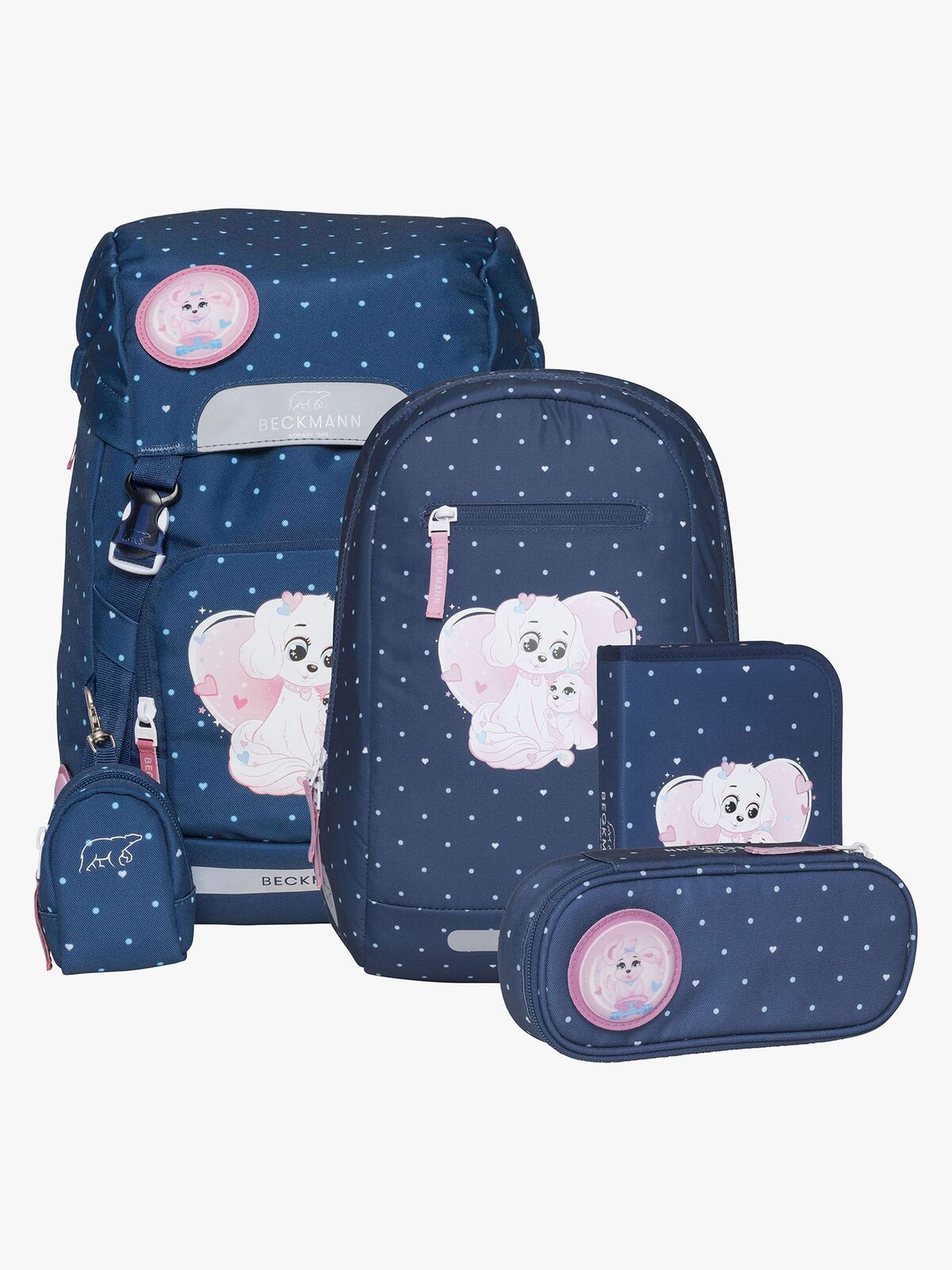 Beckmann Classic Ryggsekk Sett 22L, Pet Friends Blue