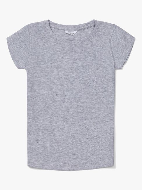 Luca & Lola Fanny Topp 2-pack, Grey Melange/White