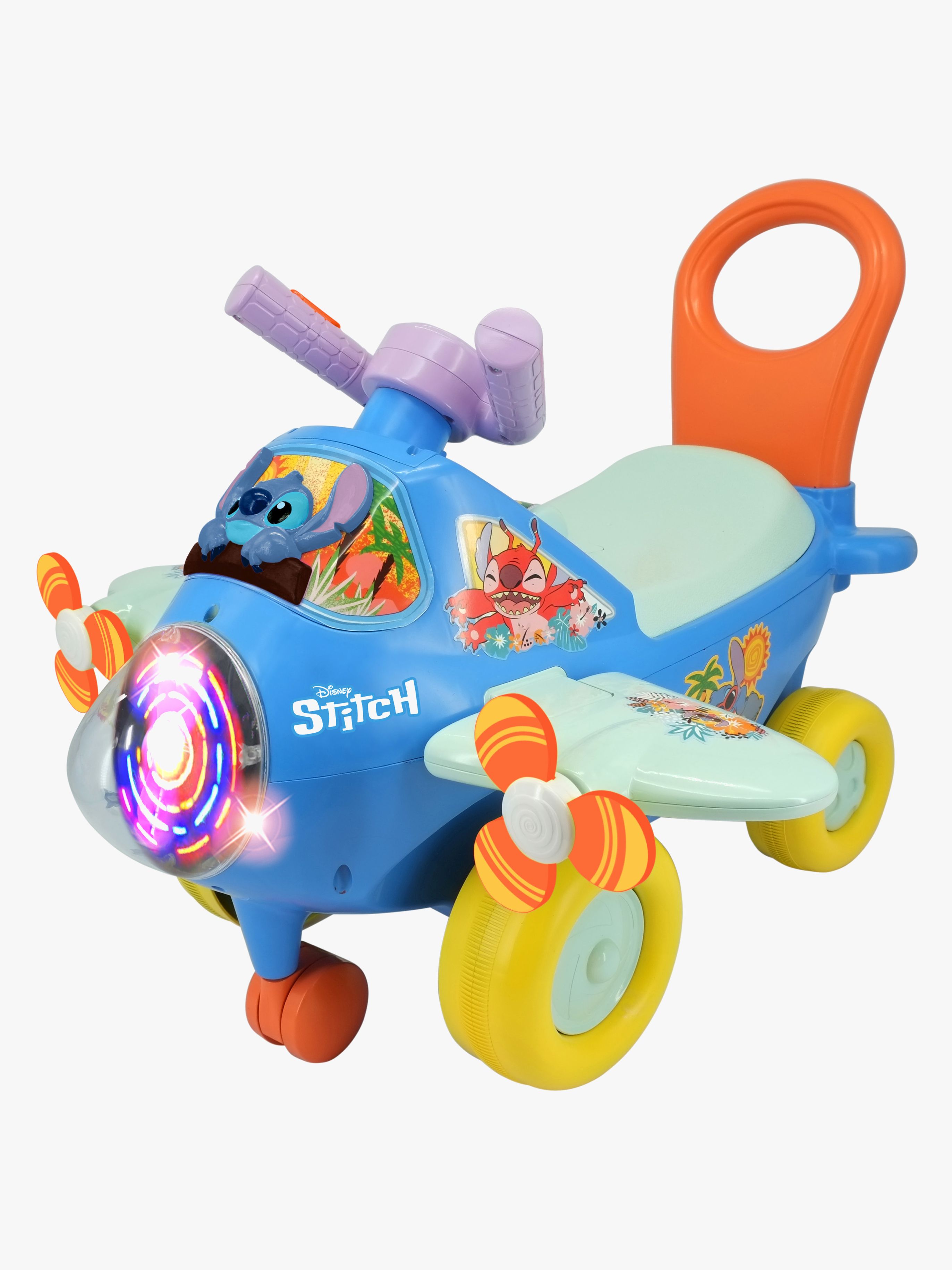Disney Stitch Lights 'N' Sounds Fly Gåbil - Gåbiler - Plast