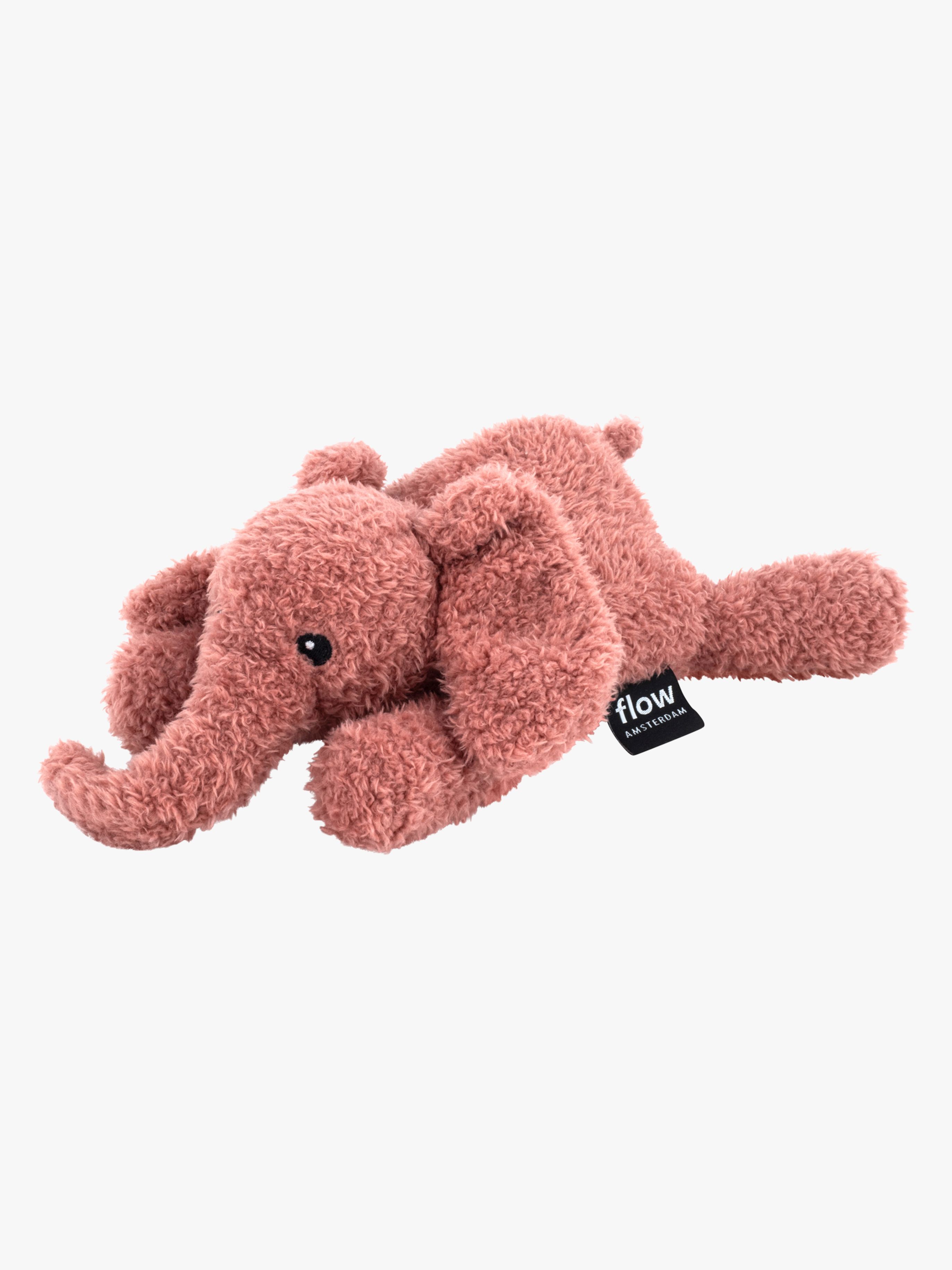 Flow Kosedyr Med Nattlampe George, Rosa - Nattlamper - Polyester,Plast