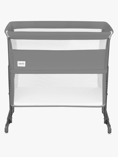 Lionelo Thomi Plus 5-i-1 Bedside Crib, Grey Concrete