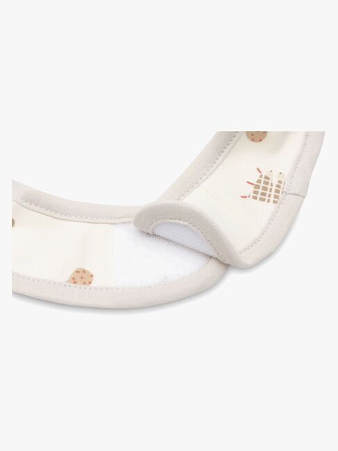 Jollein Bandana Tøysmekke Vanntett 5-Pakk, Animal Friends