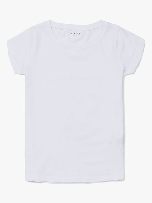 Luca & Lola Fanny Topp 2-pack, Grey Melange/White