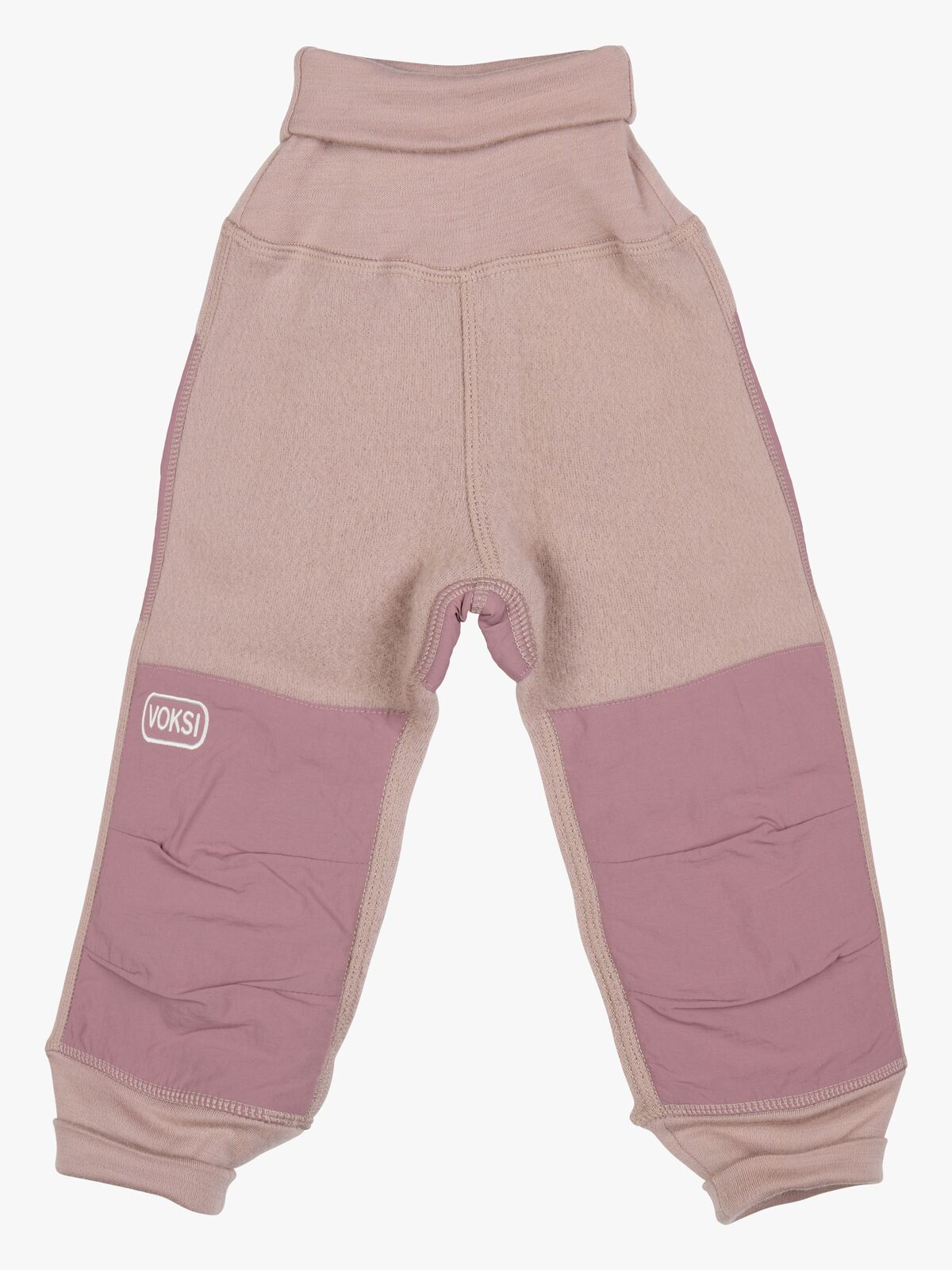 Voksi Fleecebukser Merinoull, Soft Grape