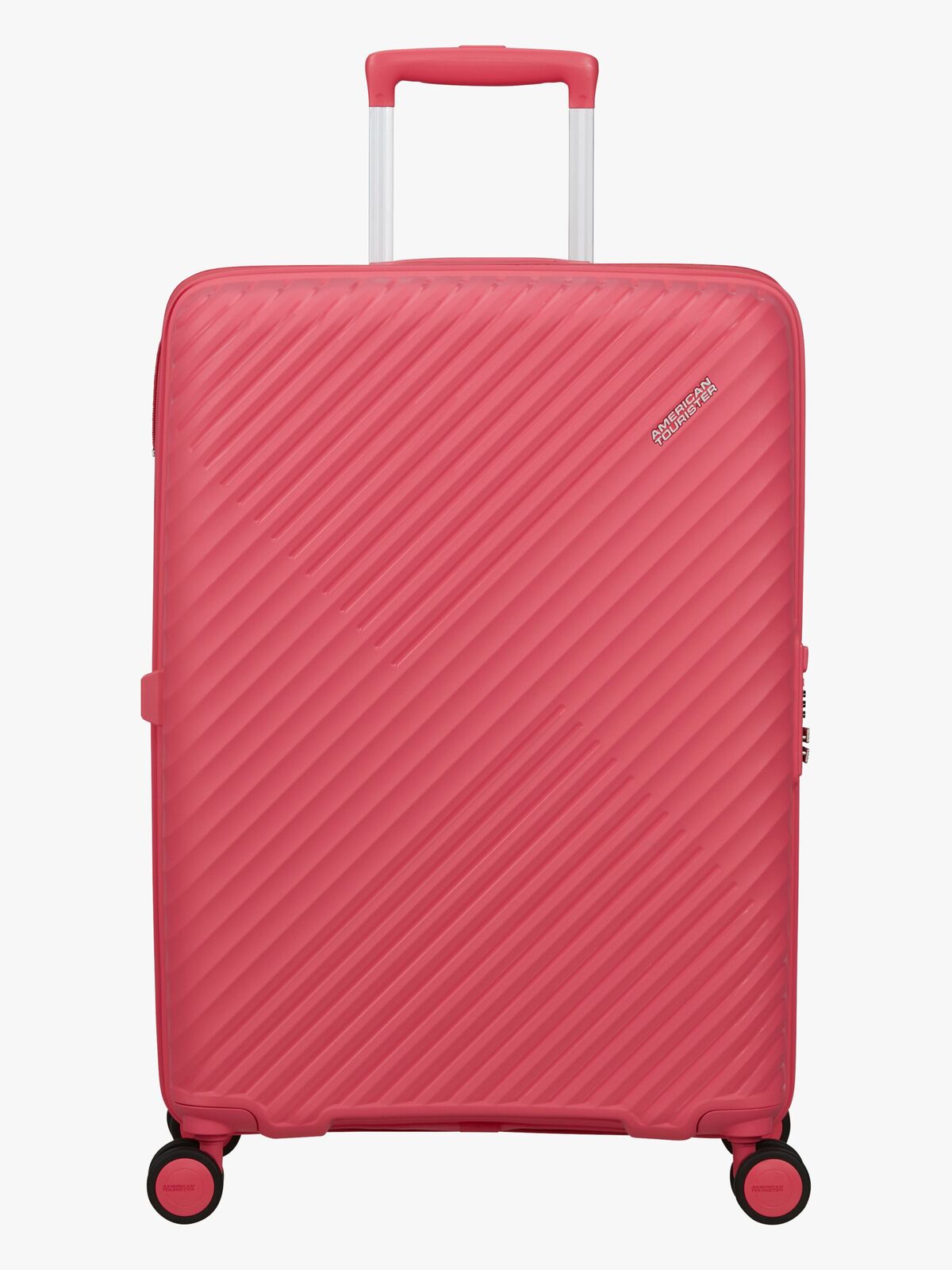American Tourister Diablast Spinner Koffert 81-91L, Pink Glitch