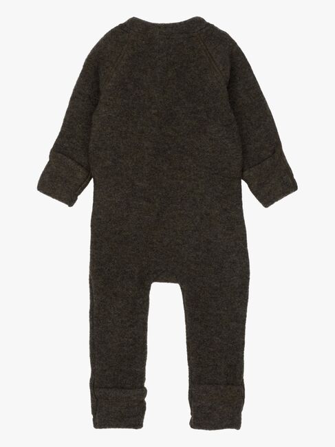 Mikk-Line Ulldress Merino, Dark Brown Melange