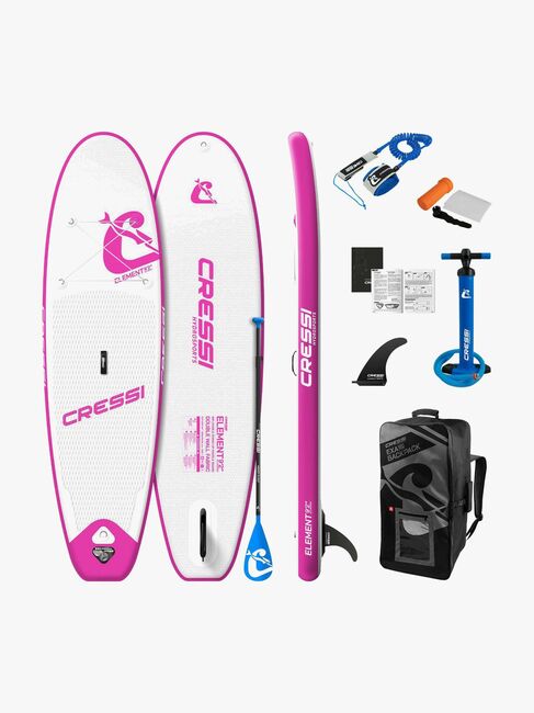 Cressi Element Small All Around ISup Set 9'2, Hvit/Rosa