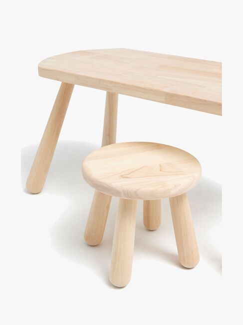 Minitude Minitude Nordic Skrivebord med Rund Krakk, Natur