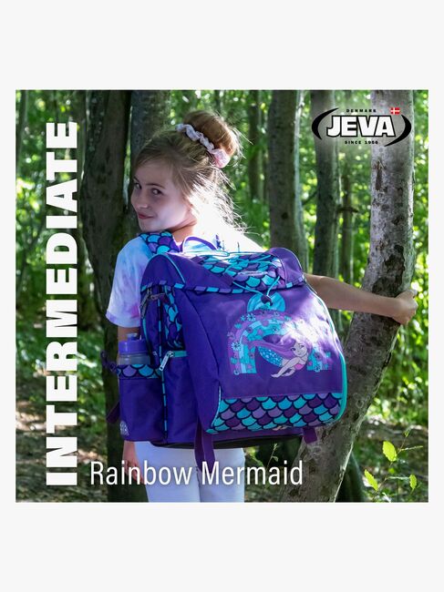 Jeva Intermediate Ryggsekk 21 L, Rainbow Mermaid