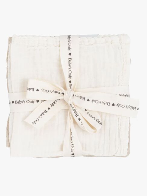 Baby's Only Tender Bomullsteppe 3-Pakk, Linen/Clover