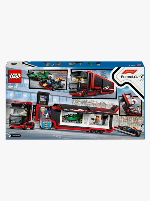 LEGO City 60445 F1-trailer med F1 RB20 og AMR24