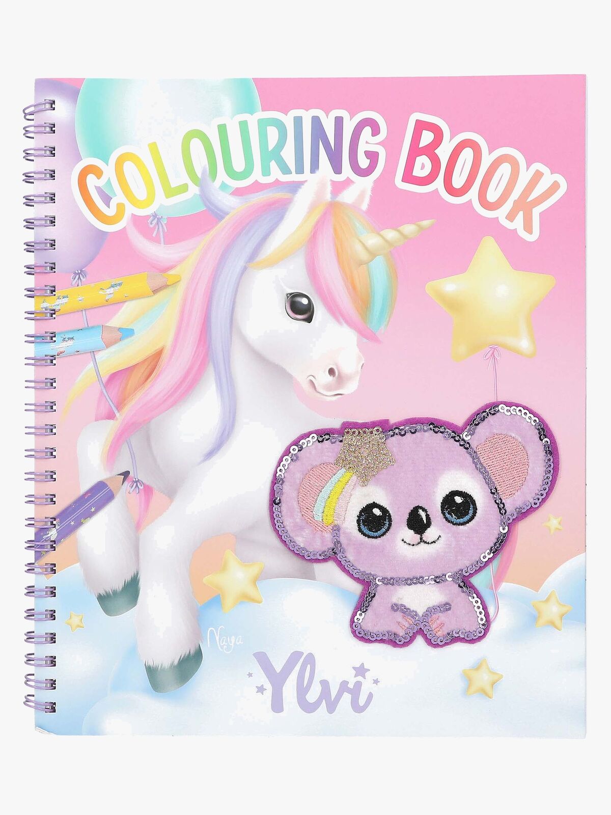 Ylvi Fargeleggingsbok med Paljetter