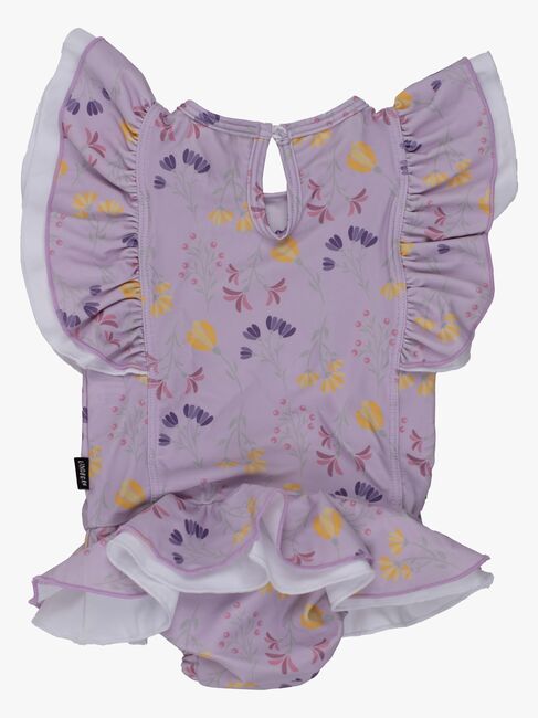 Lindberg Judith Badedrakt med Badebleie, Lavender/Yellow