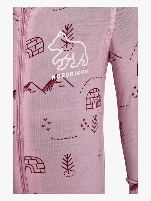 Nordbjørn Moritz Undertøysdress Bamboo, Pink Iceberg