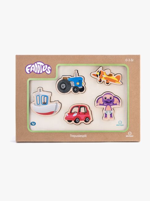 Fantorangen Fantus Trepuslespill Kjøretøy 5 Brikker