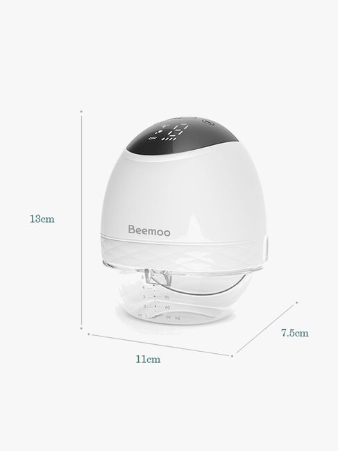 Beemoo CARE Wearable LED Elektrisk Brystpumpe Singel