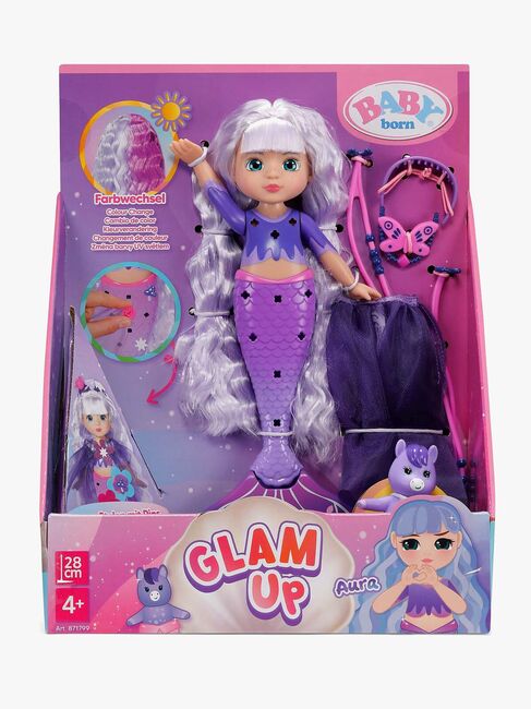 BABY born Glam Up Havfruedukke Aura