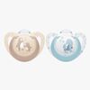 NUK First Choice Classic Smokk 2-Pakk Str 1, Bear/Seahorse