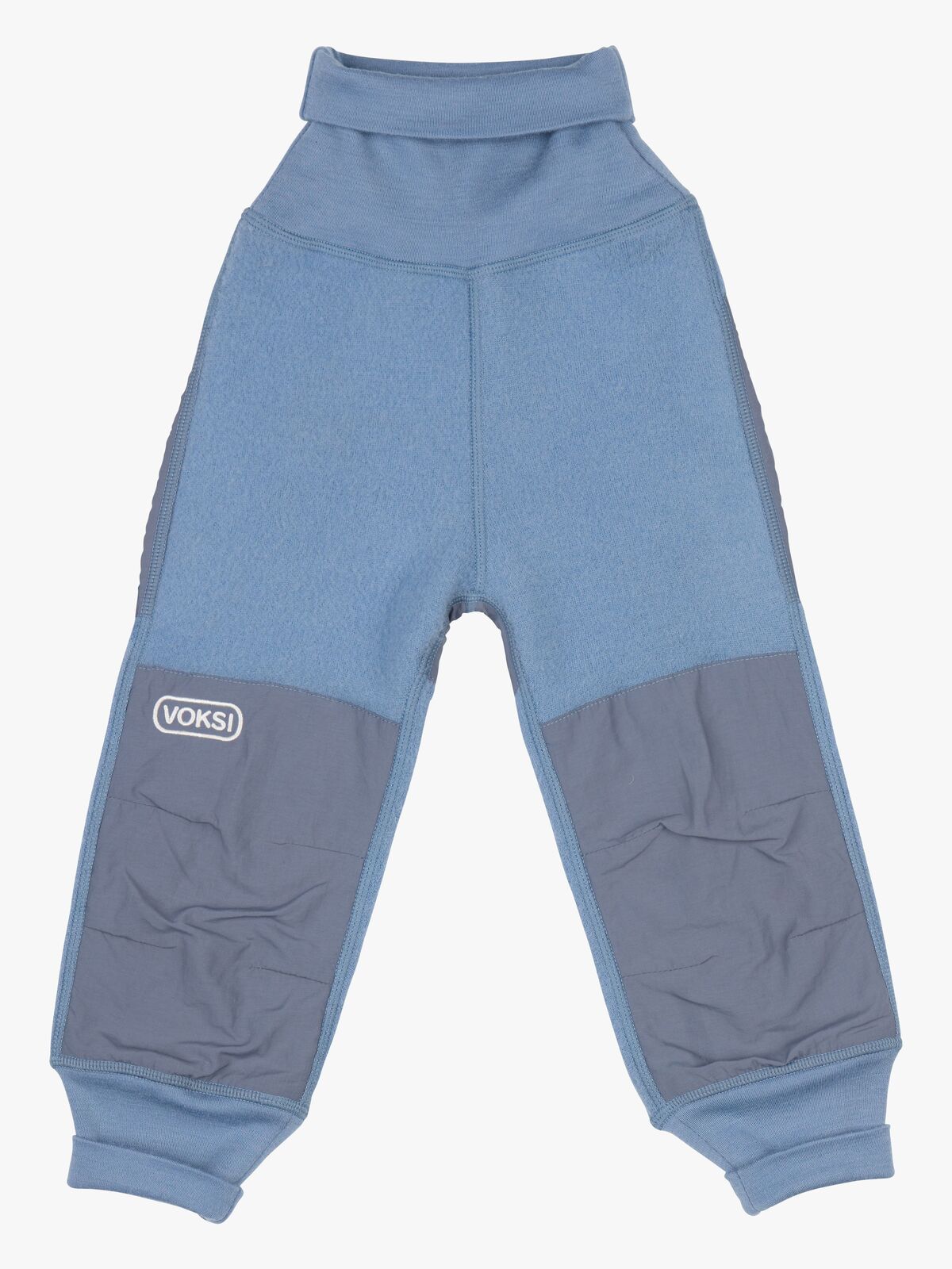 Voksi Fleecebukser Merinoull, Blue Bell