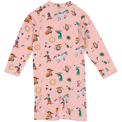 Geggamoja UV-Drakt Pippi Langstrømpe, Rosa