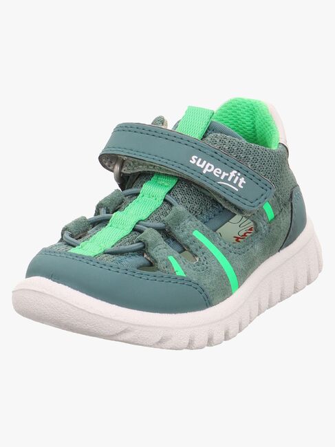 Superfit Sport7 Mini Sandaler, Green/Light Green