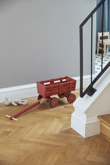 Kids Concept Dukkevogn Carl Larsson, Mørkerød