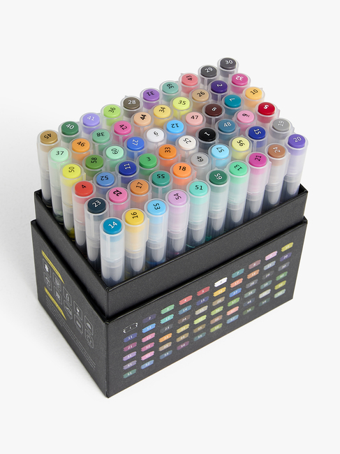 Fippla Akryllpenner 60-Pakk