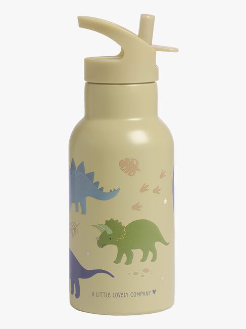 A Little Lovely Company Vannflaske Dinosaurer 350 ml, Beige