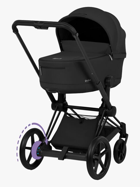 Cybex ePriam Duovogn, Matt Black/Sepia Black