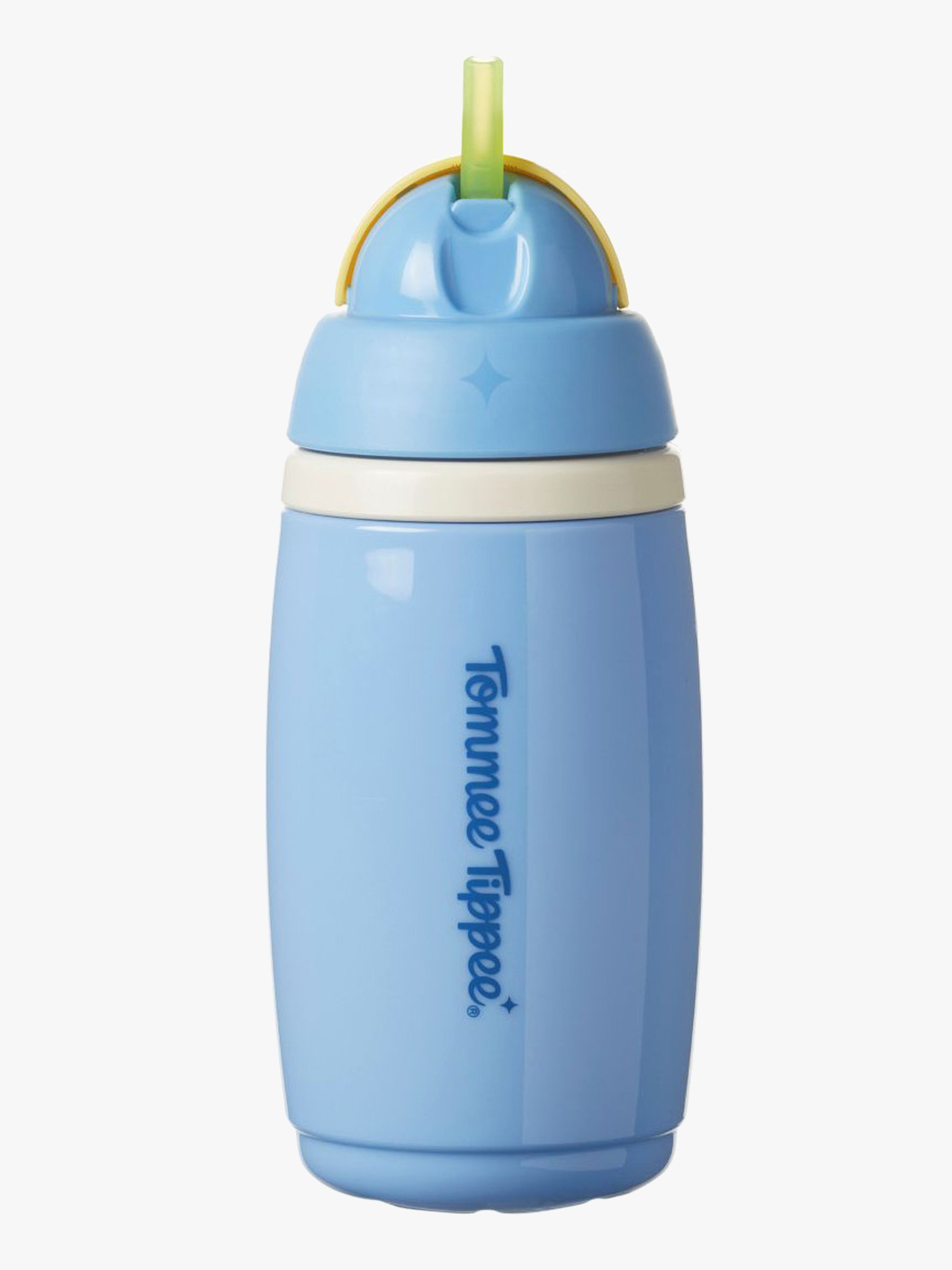 TOMMEE TIPPEE drikkeflaske - termos med sugerør ISOLERT STRAW 266ml, 12m+, Grå, 447824