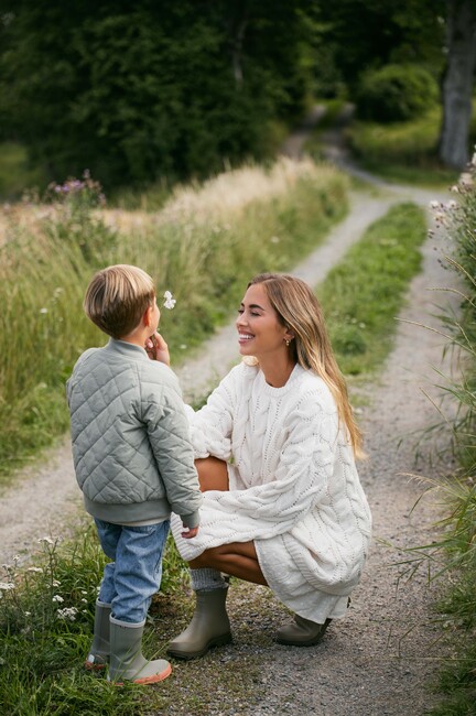 Viking x Kenza Kviltet Jakke, Light Green