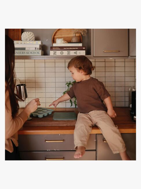 Mushie Fryseform til Babymat, Cambridge Blue