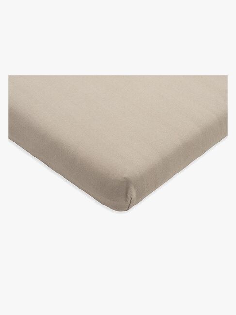 Jollein Dra-på-laken Bomullsjersey 40x80 cm, Nougat